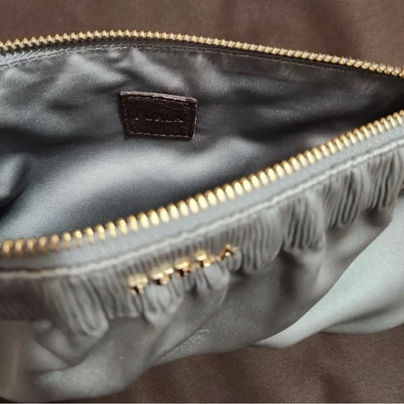 Furla Gray Satin Wrislet with Dustbag - Picture 7 of 9